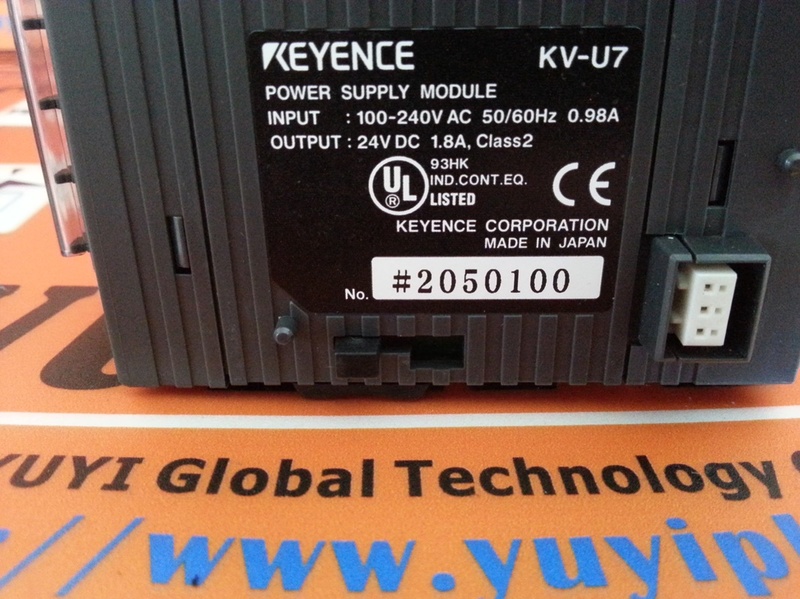 KEYENCE KV-U7 POWER SUPPLY MODULE - PLC DCS SERVO Control MOTOR 